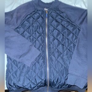🧡10 for $20🧡 Wonder Nation Blue Quilted long sleeve Jacket with zipper| EUC